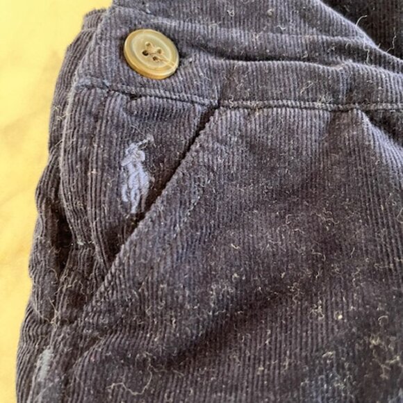 Polo by Ralph Lauren baby corduroy Overalls with one piece - Picture 3 of 10
